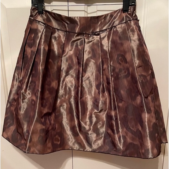 Pink Tartan Skirt (Retail $195) size 4 Animal Print Pleated Mini Skirt NWOT - Picture 2 of 4